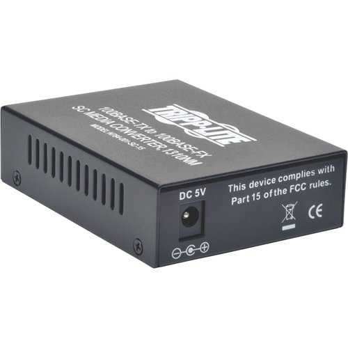 Tripp Lite 10/100 UTP To Singlemode Fiber Media Converter Rj45 / Sc 15km 1310nm