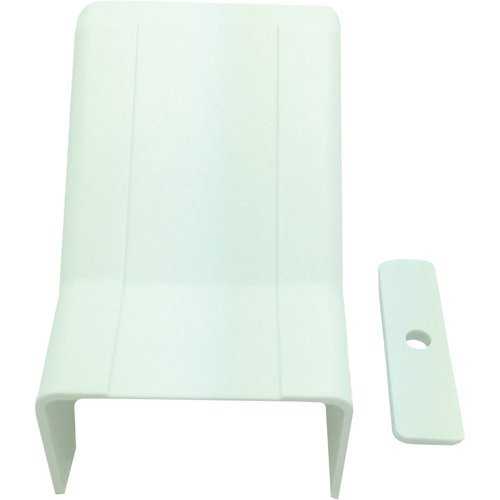 W Box 3/4" X 1/2" Drop Ceiling Entry White 4 Pack