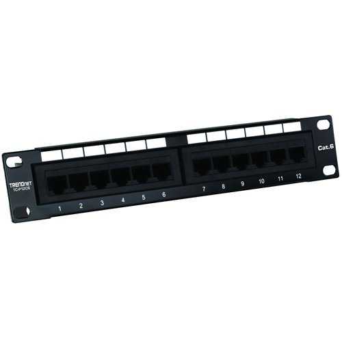 Trendnet 12-Port Cat6a Shielded Wall Mount Patch Panel