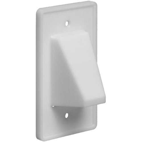 Arlington Scoop CE1 Reversible Single Gang Faceplate