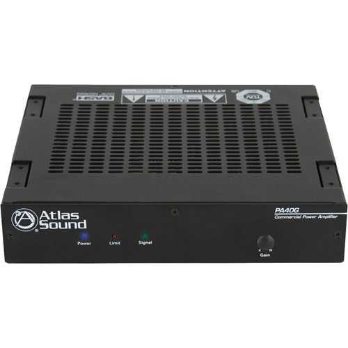 Atlas Sound PA40G Amplifier - 40 W RMS - 1 Channel