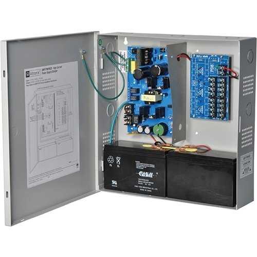 Altronix 8 PTC Outputs Supervised Power Supply/Charger. 12/24VDC @ 6A. Grey Enclosure