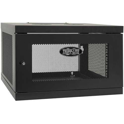 Tripp Lite 6U Wall Mount Rack Enclosure Cabinet Knock Down w/Doors & Sides