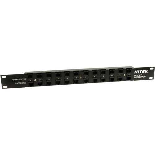 NITEK IPPTR12 12 Port Network Surge Protection Panel