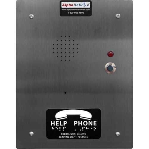 Alpha AlphaRefuge 2100 RCB2100SFR Intercom Sub Station