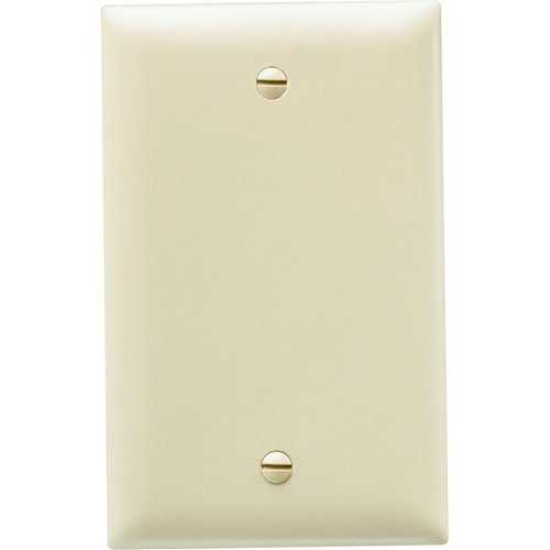 Pass & Seymour Trademaster 1-Gang Blank Wall Plate, Ivory (M20)