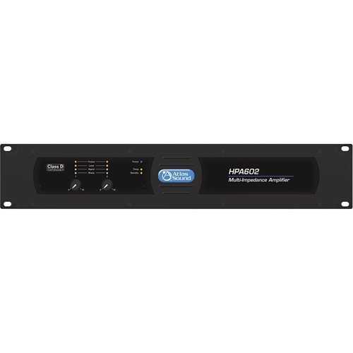 Atlas Sound HPA602 Amplifier - 600 W RMS - 2 Channel - Black