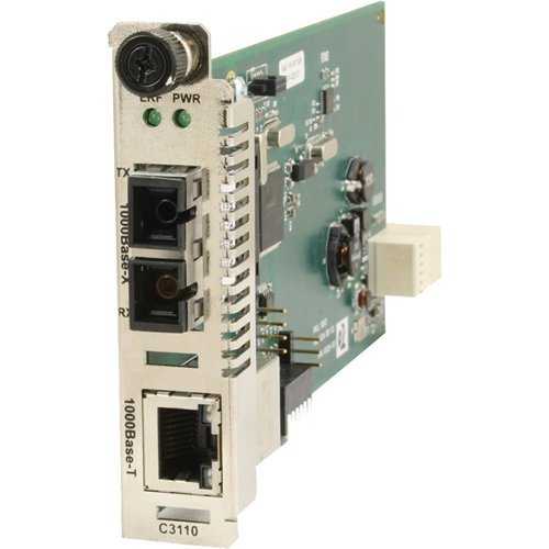 Transition Networks Gigabit Ethernet Media Converter Module 1000base-T To 1000base-Sx/Lx