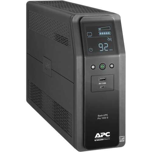 APC by Schneider Electric Back-UPS Pro BR1000MS 1.0KVA Tower UPS