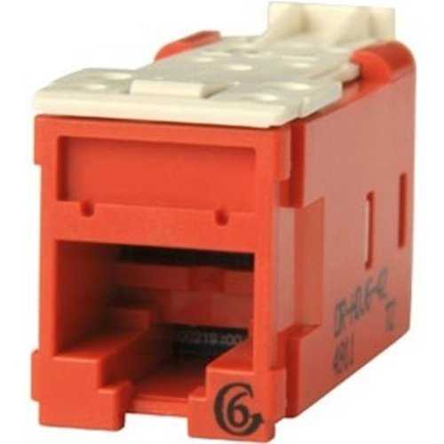 Ortronics Clarity CAT6 High Density JackT568a/B Red