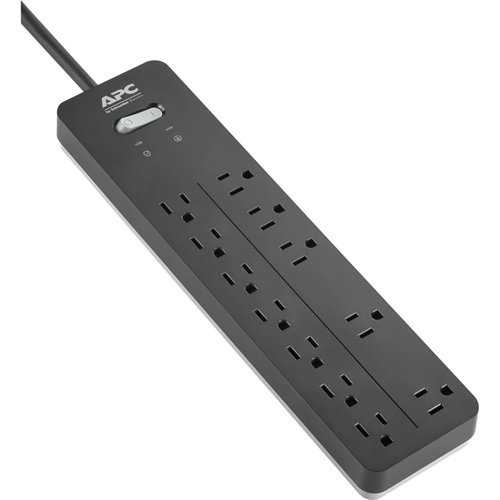 APC by Schneider Electric SurgeArrest Home/Office 12-Outlet Surge Suppressor/Protector