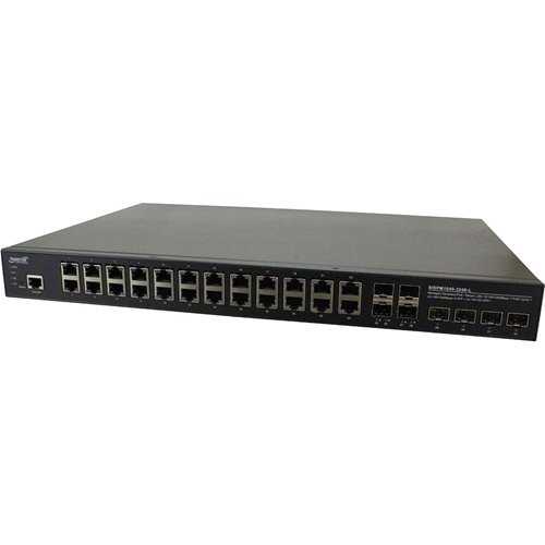 Transition Networks Managed Hardened Gigabit Ethernet Poe+ Rack Mountable Switch