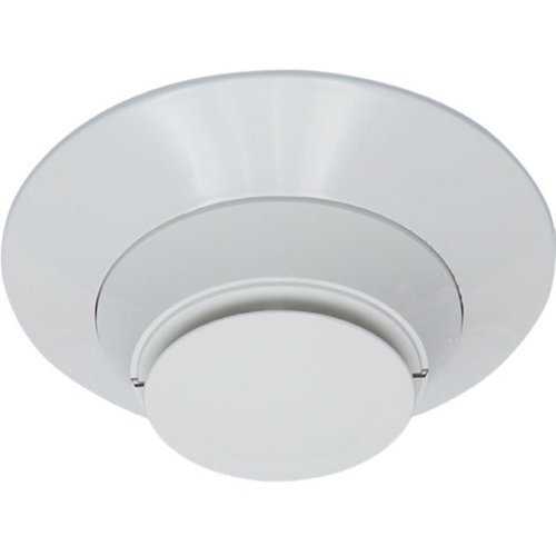 Silent Knight Photoelectric Smoke Detector With Thermal Sensing, White