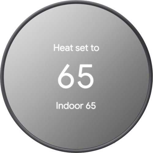 Google Nest Thermostat, Smart Programmable, Charcoal (GA02081-US)