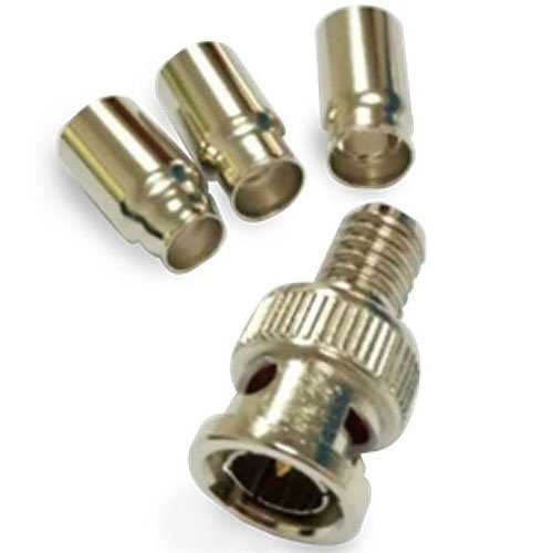 W Box 0E-BNCCR75TP BNC Plug Crimp 75 OHM, 10 Pack