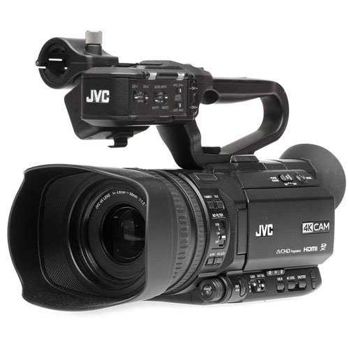 JVC 4KCAM GY-HM180 Yes Digital Camcorder - 3.5" LCD Screen - 1/2.3" CMOS - 4K