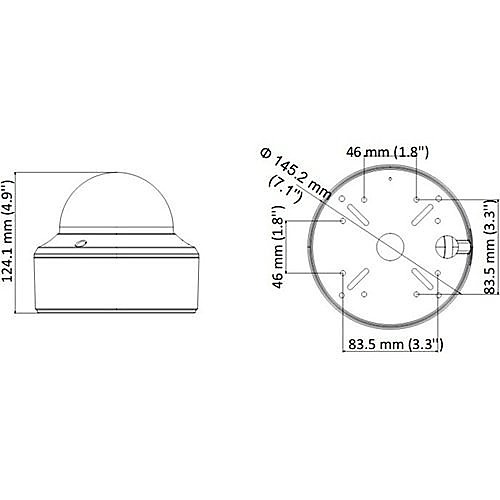 Hikvision DS-2CE59U7T-AVPIT3ZF 5MP 4K Ultra Low Light Vandal Motorized Varifocal Dome Camera, 2.7-13.5mm Lens