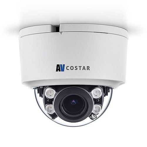 Arecont Vision AV02CID-100 ConteraIP Indoor Dome 1080p, H.265/H.264, Multiple Configurable Streams, 2.7�13.5mm, D/N, 30fps, PoE, Indoor