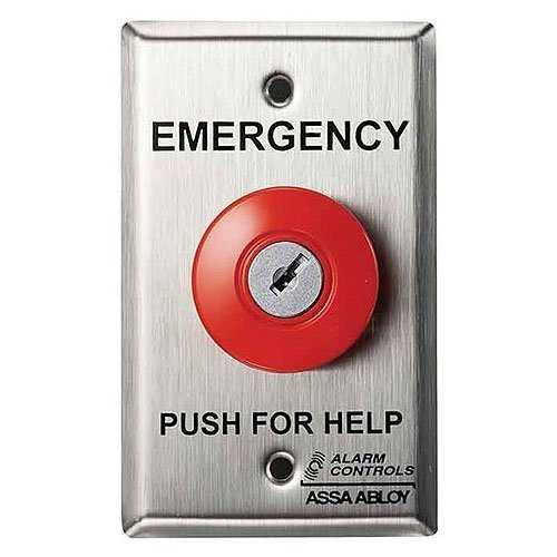 Alarm Controls KR-1-GR Push Button