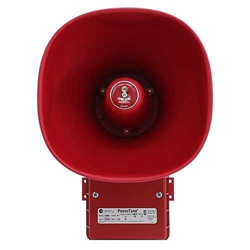 Potter ASHP-24SMR CPG Signals Model ASHP PowerTone 24VDC Amplified Speaker, Red