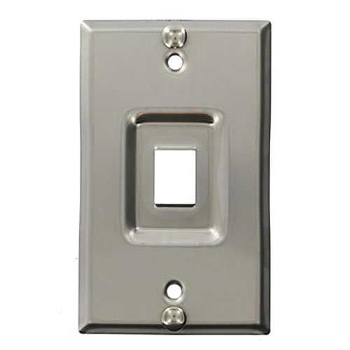 Leviton QuickPort 1-Socket Recessed Faceplate