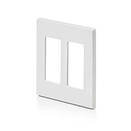 Leviton 2-Gang Screwless Decora Wallplate