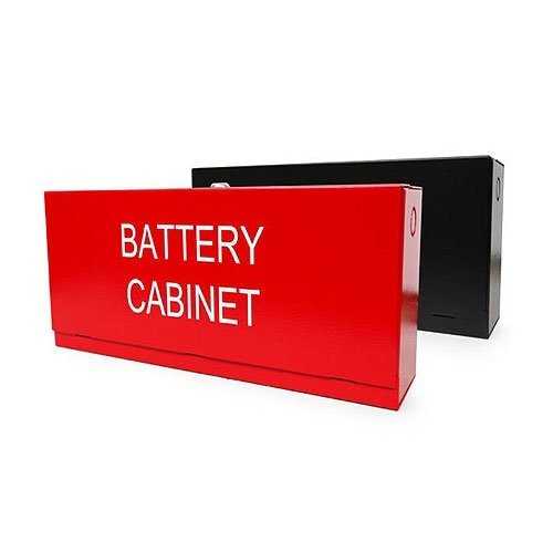 SAE SSU00505, MBC Mini Battery Cabinet, Red Finish