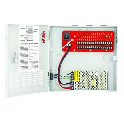 Enforcer 12VDC Switching CCTV Power Supply, 18 Outputs, 10A Total