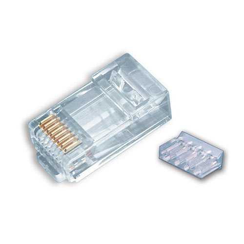 Platinum Tools Standard CAT6, 2 Piece High Performance - Round-Solid 3-Prong, 25pc clamshell