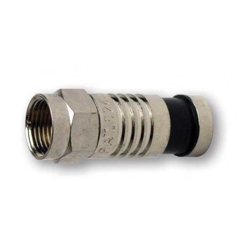 Platinum Tools F-Type Nickel SealSmart Coaxial Compression Connectors