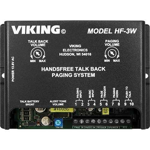 Hands Free Talk Back Amplifier