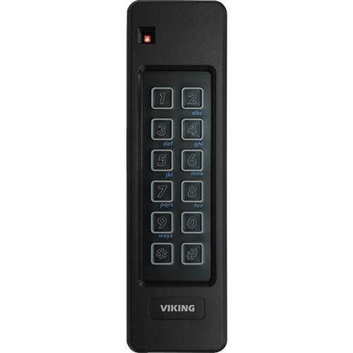 Viking Electronics 125KHz Mullion-Mount Proximity Card Reader with Built-In Keypad