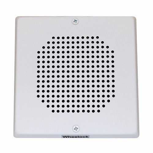 8W SQ SPK,WALL/CEIL,24V,WHT