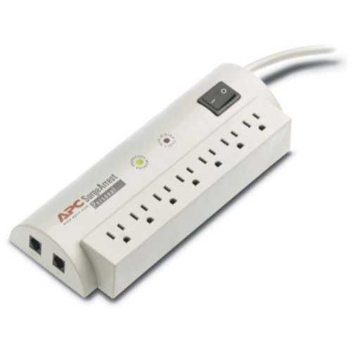 APC by Schneider Electric SurgeArrest Personal 7 Outlet w/Tel 120V