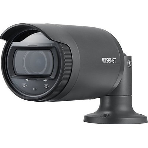 Hanwha LNO-6072R WiseNet L-Series 2MP Outdoor IR Bullet Camera, 3.2-10mm Varifocal Lens