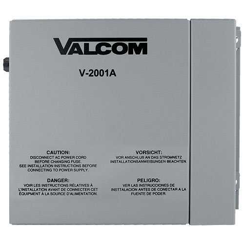 Valcom 1 Zone, One-Way Enhanced Page Control with Power