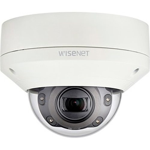 Hanwha XNV-L6080R WiseNet X-Series 2MP IR Outdoor Vandal Dome Camera, 3.2-10mm Varifocal Lens