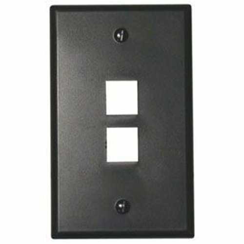 Leviton QuickPort 2 Socket Faceplate