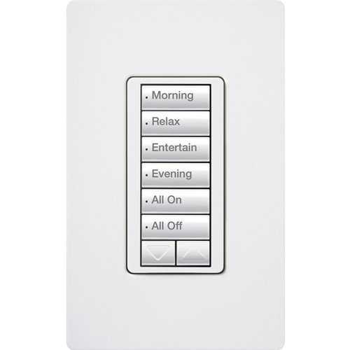 Lutron RadioRA 2 RRD-W6BRL-BI Hard Wire Controller