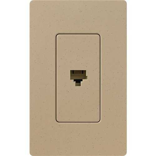 Lutron Satin Colors 1 Socket Telephone Faceplate