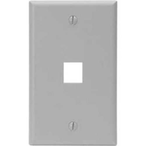 Leviton QuickPort 1 Socket Faceplate