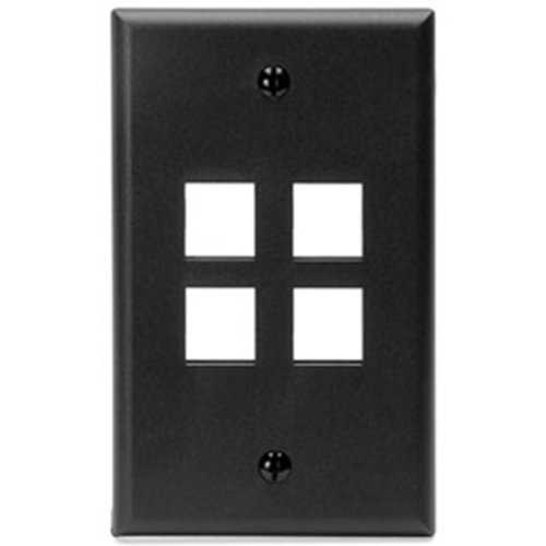 Leviton 4 Port Wallplate