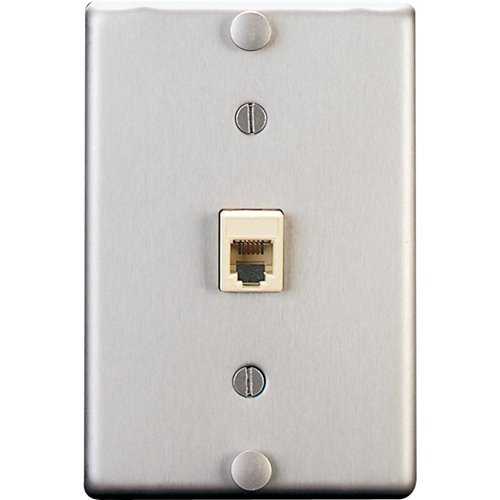 Leviton 1-Port Phone Wall Plate