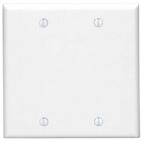 Leviton 88025-000 Dual Gang Blank Faceplate