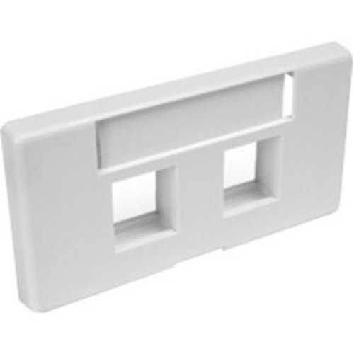 Leviton QuickPort 49910-SW2 Faceplate