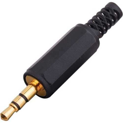 Vanco 3.5 mm Male Stereo Plug with Strain Relief