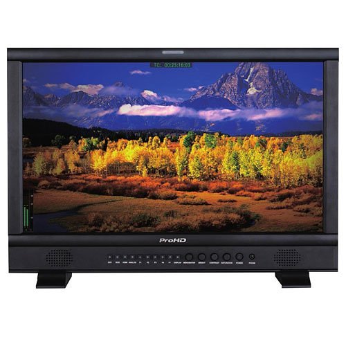 JVC DT-N21H 21.5" Full HD Broadcast Studio LED Monitor, 1920x1080, Gold Mount Battery Plate