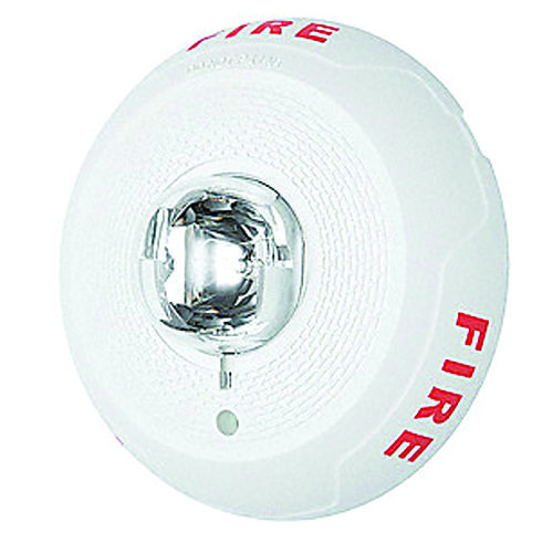 System Sensor SCWL L-Series White, Ceiling Mount Strobe With Selectable Strobe Settings of 15, 30, 75, 95, 115, 150 and 177 CD