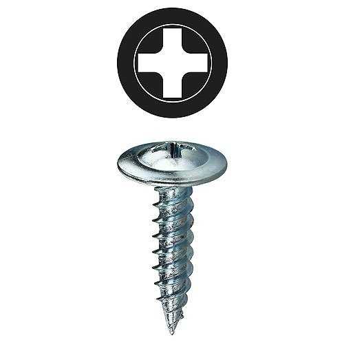 Dottie #8 x 1-1/4'' Phillips Wafer Head K-Lath Metal Piercing Screw (Tuff Pack)