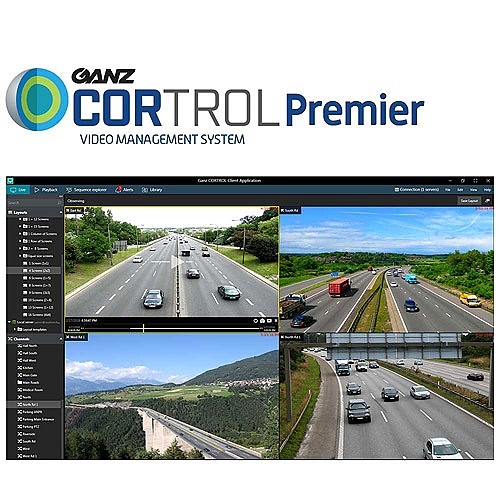 Ganz ZNS-6ACP-UNL CORTROL Premier UNL Video Surveillance Software License, 6-Year Update Plan